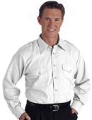 Edwards Mens Flyer Shirt Long Sleeve Poplin