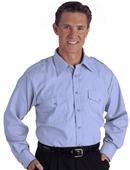 Edwards Mens Flyer Shirt Long Sleeve Poplin