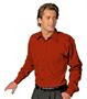 Edwards Mens Point Collar Poplin Long Sleeve Shirt