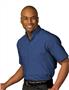 Edwards Mens Short Sleeve Banded Collar Shirt