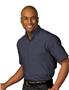 Edwards Mens Short Sleeve Banded Collar Shirt