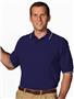 Edwards Mens Pique Polos w/Tipped Collar & Sleeves