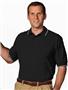 Edwards Mens Pique Polos w/Tipped Collar & Sleeves
