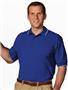 Edwards Mens Pique Polos w/Tipped Collar & Sleeves