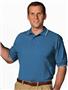 Edwards Mens Pique Polos w/Tipped Collar & Sleeves