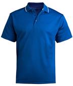 Edwards Mens Tipped Collar Dry-Mesh Polo Shirt Edwards Mens Tipped Collar Dry-Mesh Polo Shirt