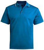 Edwards Mens Tipped Collar Dry-Mesh Polo Shirt Edwards Mens Tipped Collar Dry-Mesh Polo Shirt