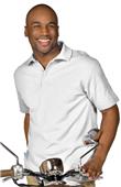 Edwards Mens Plaited Hi-Performance Polo Shirt