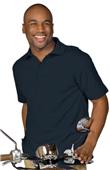 Edwards Mens Plaited Hi-Performance Polo Shirt