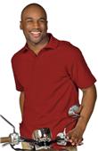 Edwards Mens Plaited Hi-Performance Polo Shirt