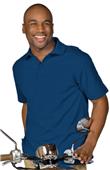 Edwards Mens Plaited Hi-Performance Polo Shirt