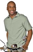 Edwards Mens Plaited Hi-Performance Polo Shirt