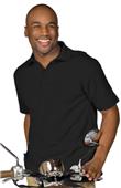 Edwards Mens Plaited Hi-Performance Polo Shirt