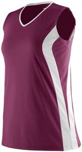 MAROON/WHITE
