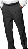 Edwards Mens Lightweight Pleated Poly/Wool Pants