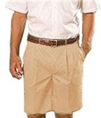 Edwards Mens Long Pleated Front Chino Shorts