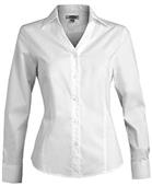 Edwards Womens V-Neck Tailored Stretch Blouse Edwards Womens V-Neck Tailored Stretch Blouse