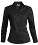 Edwards Womens V-Neck Tailored Stretch Blouse