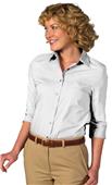 Edwards Womens 3/4 Sleeve Poplin Blouse Edwards Womens 3/4 Sleeve Poplin Blouse