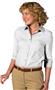 Edwards Womens 3/4 Sleeve Poplin Blouse