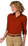 Edwards Womens 3/4 Sleeve Poplin Blouse