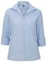 Edwards Womens Casual Poplin 3/4 Sleeve Blouse