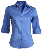 Edwards Womens V-Neck Tailored 3/4 Sleeve Blouse Edwards Womens V-Neck Tailored 3/4 Sleeve Blouse