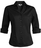 Edwards Womens V-Neck Tailored 3/4 Sleeve Blouse Edwards Womens V-Neck Tailored 3/4 Sleeve Blouse
