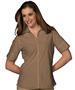 Edwards Womens Casual Poplin Short Sleeve Blouse