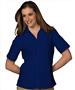 Edwards Womens Casual Poplin Short Sleeve Blouse