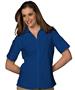 Edwards Womens Casual Poplin Short Sleeve Blouse