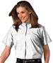 Edwards Womens Short Sleeve Banded Collar Shirt