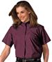 Edwards Womens Short Sleeve Banded Collar Shirt
