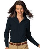 Edwards Womens Casual Poplin Long Sleeve Blouse Edwards Womens Casual Poplin Long Sleeve Blouse
