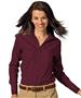 Edwards Womens Casual Poplin Long Sleeve Blouse