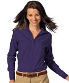 Edwards Womens Casual Poplin Long Sleeve Blouse Edwards Womens Casual Poplin Long Sleeve Blouse