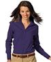 Edwards Womens Casual Poplin Long Sleeve Blouse