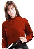 Edwards Womens Long Sleeve Banded Collar Shirt Edwards Womens Long Sleeve Banded Collar Shirt