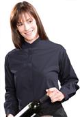 Edwards Womens Long Sleeve Banded Collar Shirt Edwards Womens Long Sleeve Banded Collar Shirt