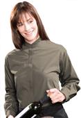 Edwards Womens Long Sleeve Banded Collar Shirt Edwards Womens Long Sleeve Banded Collar Shirt