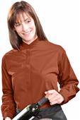 Edwards Womens Long Sleeve Banded Collar Shirt Edwards Womens Long Sleeve Banded Collar Shirt