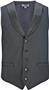 Edwards Womens Black Satin Shawl Vest