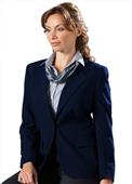 Edwards Womens Poly/Wool Single-Breasted Suit Coat
