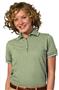 Edwards Womens Pique Polos w/Tipped Collar & Cuffs