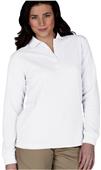 Edwards Womens Long Sleeve Blended Pique Polo