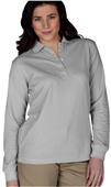 Edwards Womens Long Sleeve Blended Pique Polo