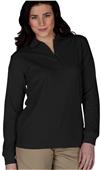 Edwards Womens Long Sleeve Blended Pique Polo
