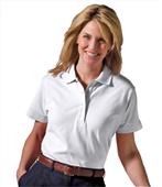 Edwards Womens Short Sleeve Soft Touch Pique Polo