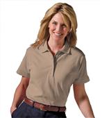 Edwards Womens Short Sleeve Soft Touch Pique Polo