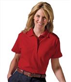 Edwards Womens Short Sleeve Soft Touch Pique Polo